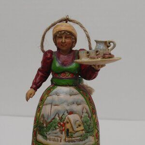 Jim Shore Mrs Claus 2006 Ornament Cookies and Milk Heartwood Creek by Enesco